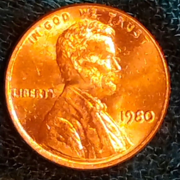 🔥1980 P DDO, Lincoln Penny🔥 In BRILLIANT CONDITION!😲👌❤️ - Picture 2 of 9